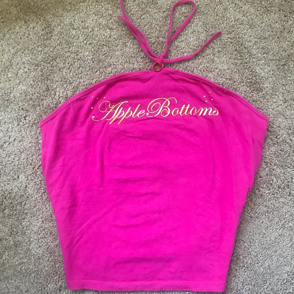 Y2K Apple Bottoms Halter Top